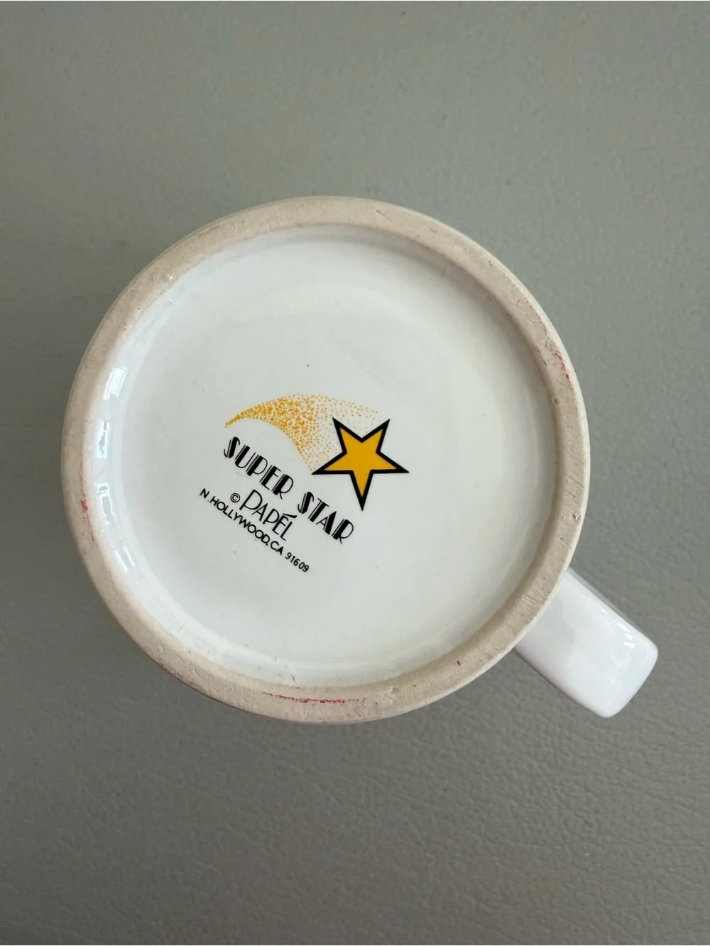 EUC - Vintage Custom Dan Classy White Ceramic Cup Coffee Mug | Papel N Hollywood